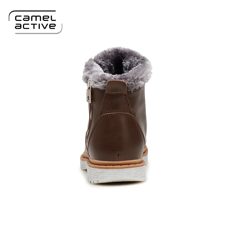 Camel Active Популярный бренд продавать Утепленная одежда зима Для мужчин сапоги Высокое качество из натуральной кожи; повседневные ботинки; модные зимние ботинки S0056