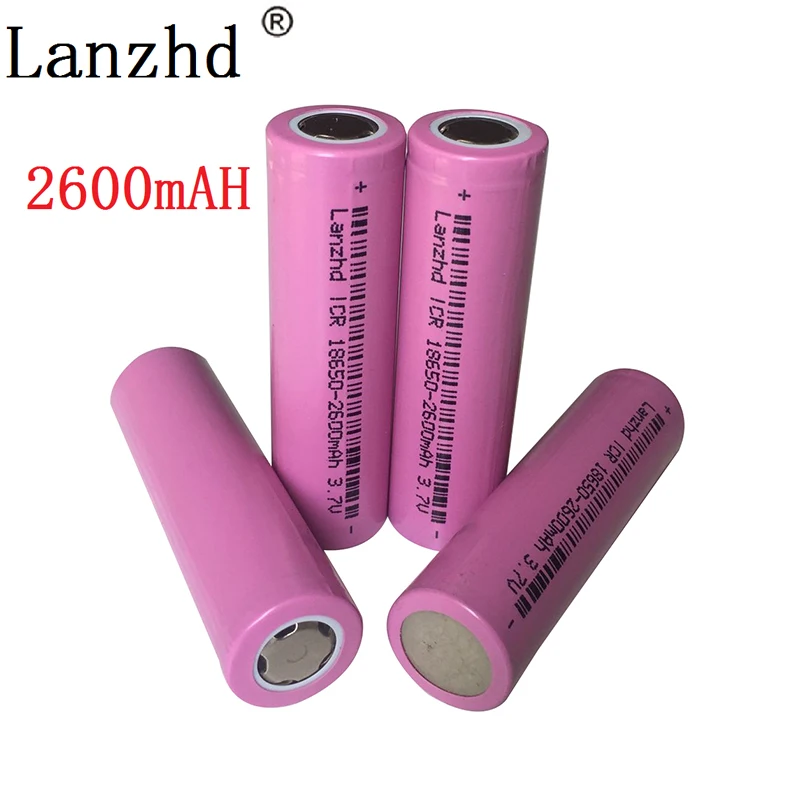 1 8 шт. литий ионный аккумулятор 18650 3 7 в 2600 мАч|li-ion battery|18650 batteryrechargeable battery |