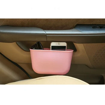 

10PCS Car Storage Plastic Box For Glasses Phone Wallet Car Seat Crevice Trash Car Door Storage Box Seat Back Bag Car Small Trash