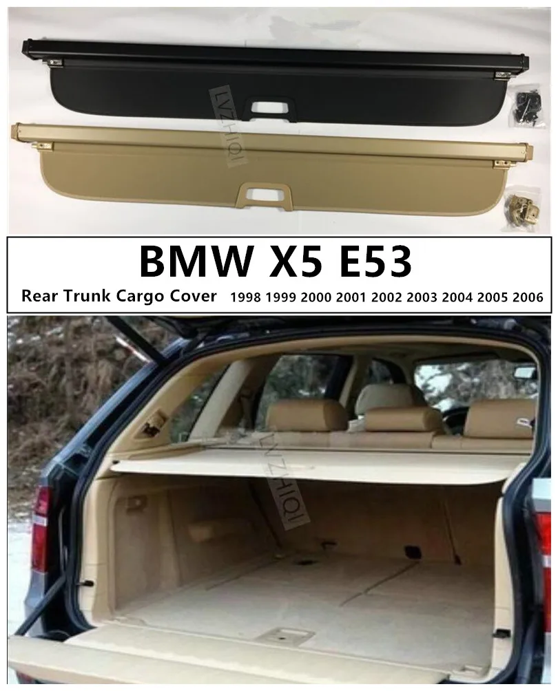 Задний багажник Грузовой Чехол для BMW X5 E53 1998 1999 2000 2001 2002 2003 2004 2005 2006 Высокое качество безопасности щит авто аксессуары