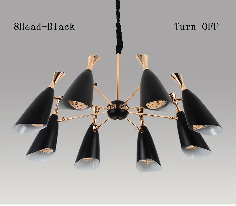 Modern pendant lights led  AC90-260V Muticolor Iron shade hanging lights  pendente foyer6