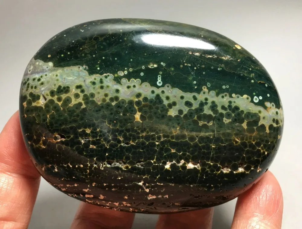 

329g+Raw NATURAL OCEAN JASPER QUARTZ CRYSTAL HEALING stones Mineral specimen