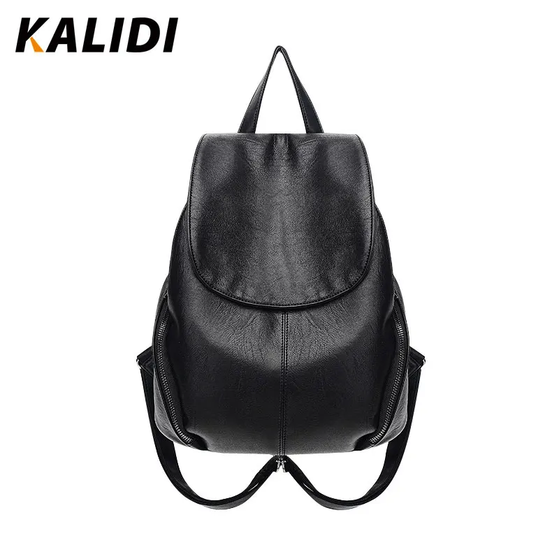 KALIDI Mini Women Backpack Bag For Girl Fashion Small Black PU Backpack Shoulder School Bags Leather Women Casual Bag Backpack KALIDI Mini Women Backpack Bag For Girl Fashion Small Black PU Backpack Shoulder School Bags Leather Women Casual Bag Backpack