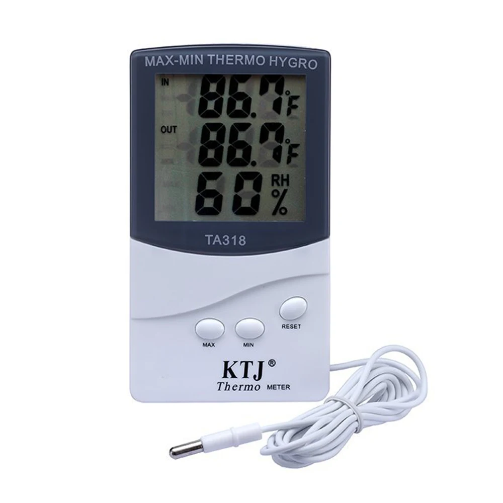 

Weerstation Digital Thermometer Hygrometer -50 to 70 Indoor Room Outdoor LCD Temperature Humidity Meter termometr Weather Stati