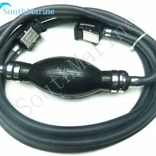 Лодочный моторный топливный шланг с разъемом и грунтовкой в сборе для лодочных моторов Yamaha, 6 мм 6Y2-24306-55-00 6Y2-24306-56-00 трубы