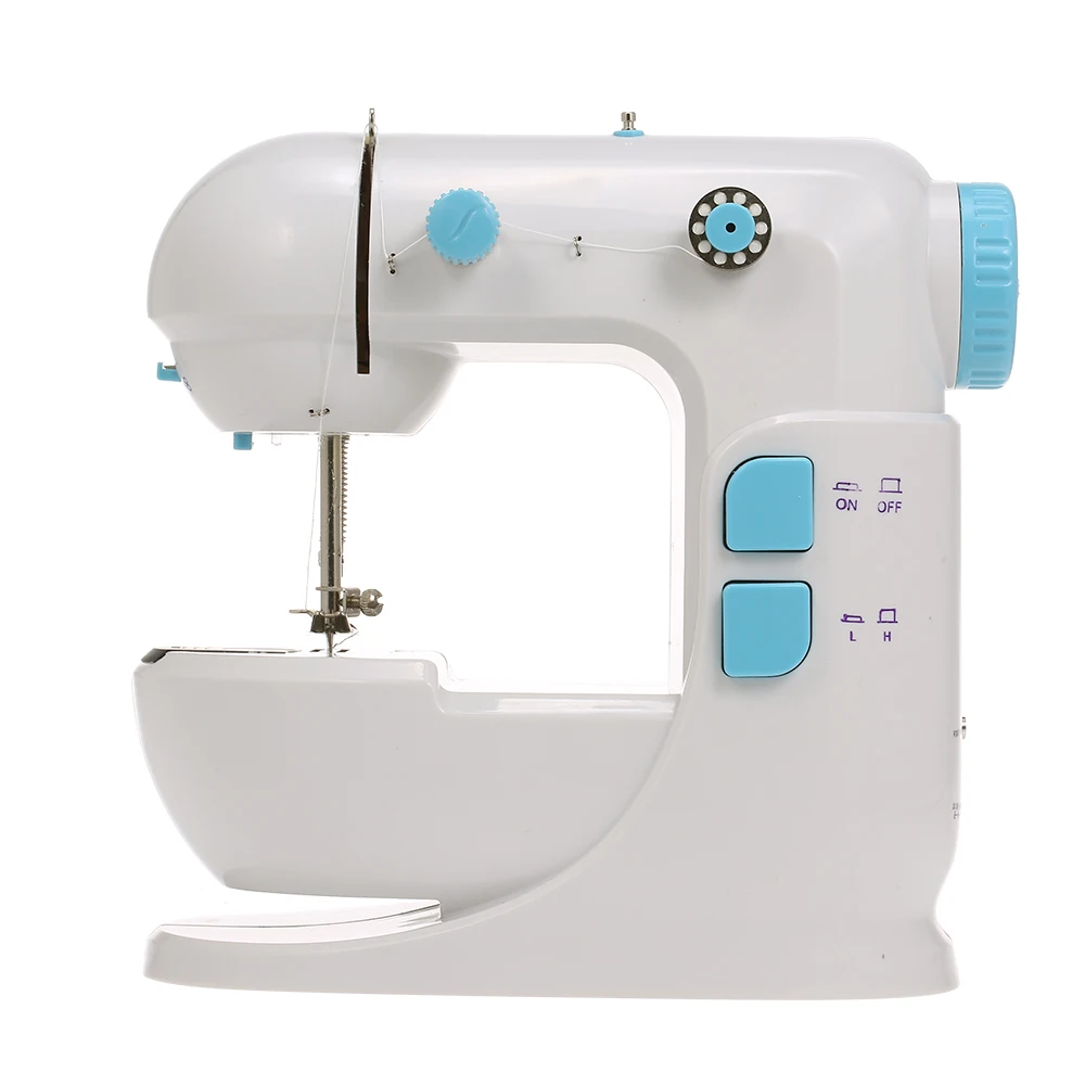 

Electric Mini Sewing Machine For Home Hand Machine To Sew Speed Adjustment with LED Light Free Handheld Sewing Machine US Plug