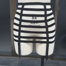 Женские куклы сексуальное женское белье с поясом Юбка чулок Экзотическая одежда эластичная harajuku pole dance garter