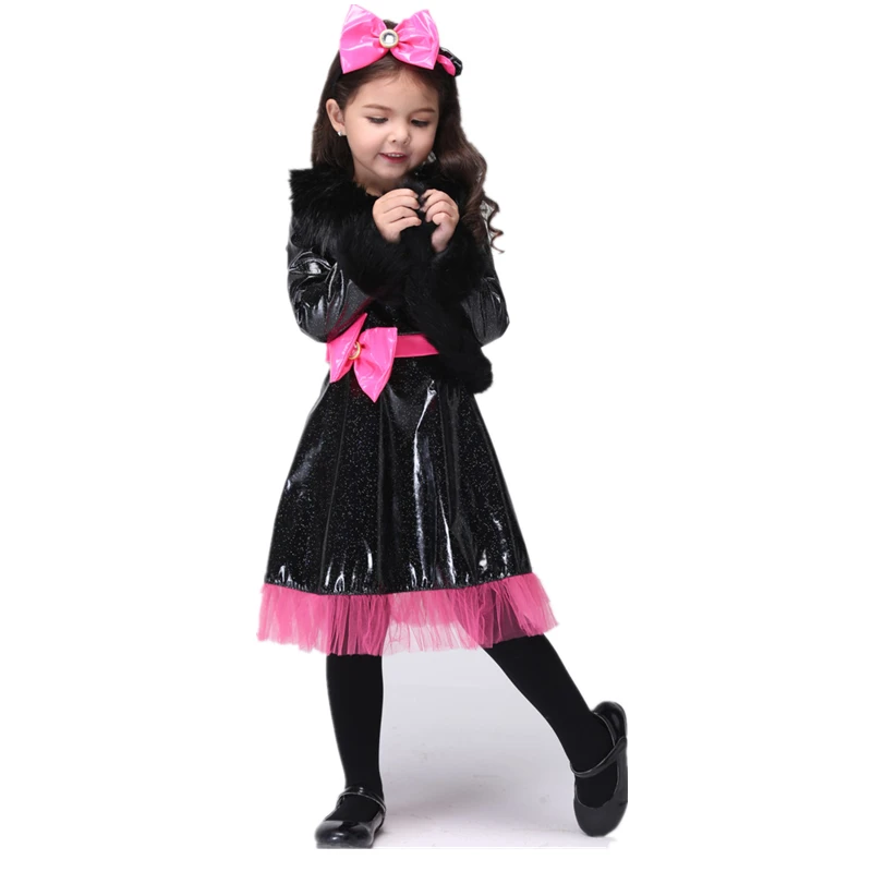 girls cute cat fancy dress cheap halloween costumes for kids birthday party dress children catwoman - Kids Cheap Halloween Costumes girls cute cat fancy dress cheap halloween costumes for kids birthday party dress children catwoman - Kids Cheap Halloween Costumes