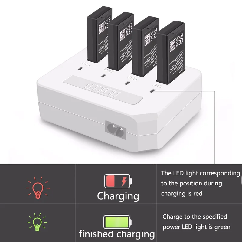 Зарядное устройство для аккумулятора DJI tello USB/DC/AC 4в1 многофункциональная