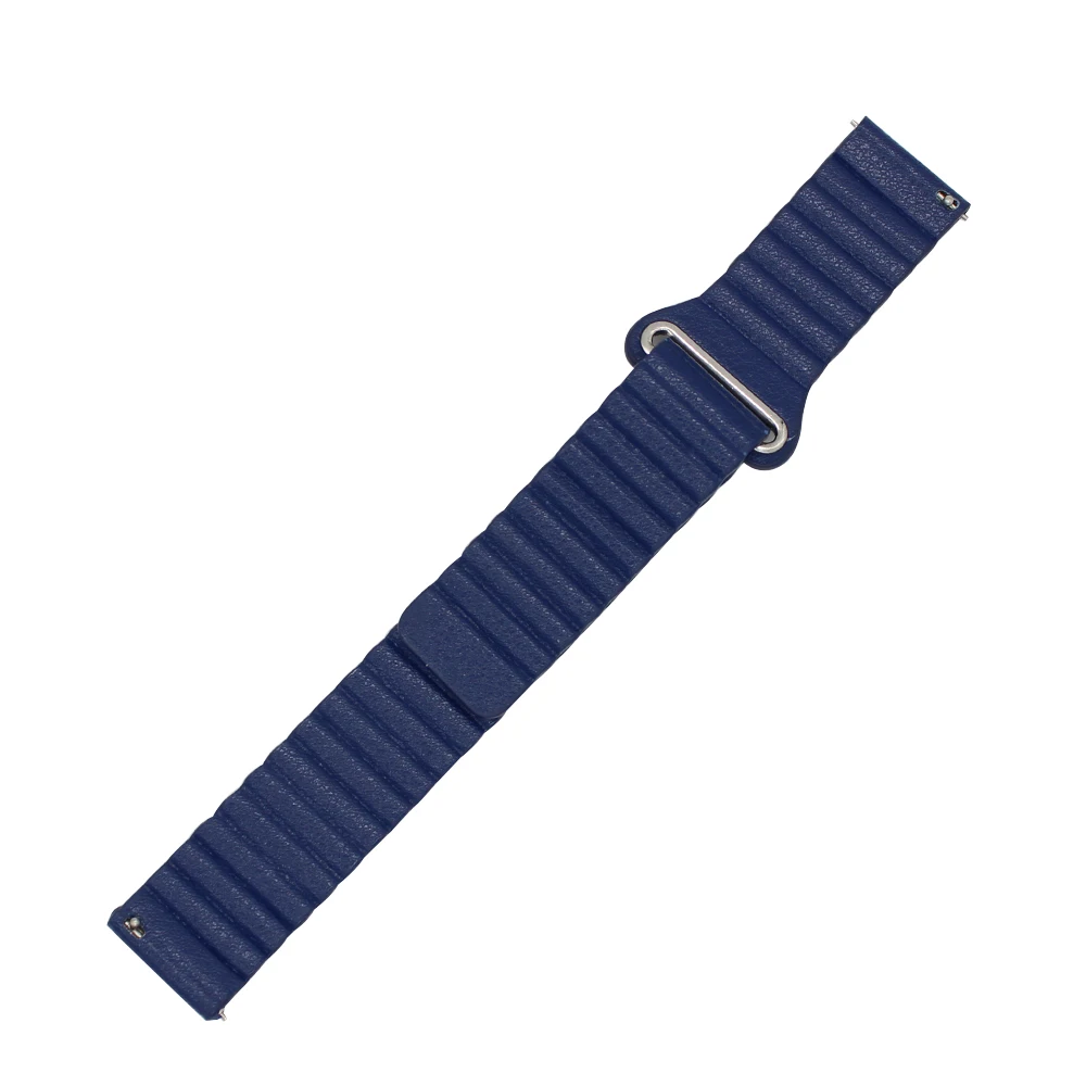 Ремешок для часов из натуральной кожи 22 мм для Ticwatch 1, 46 мм, магнитный ремешок с пряжкой, быстросъемный браслет на запястье, черный+ весенний бар
