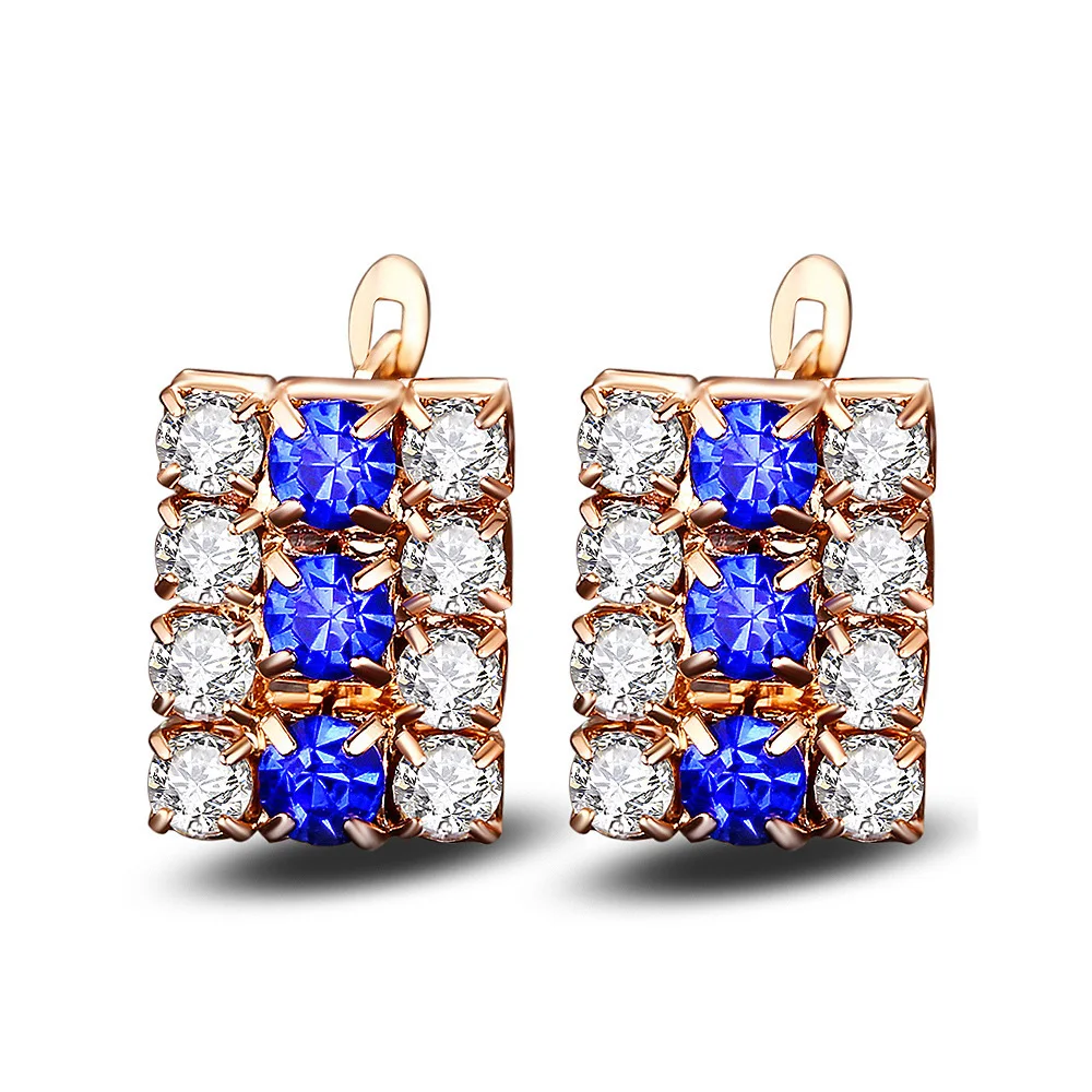 CT Cubic Zirconia Earring Stud For Women ed34 Boucle Oreille Para As Mulheres Costume Plata Jewelry | Украшения и аксессуары