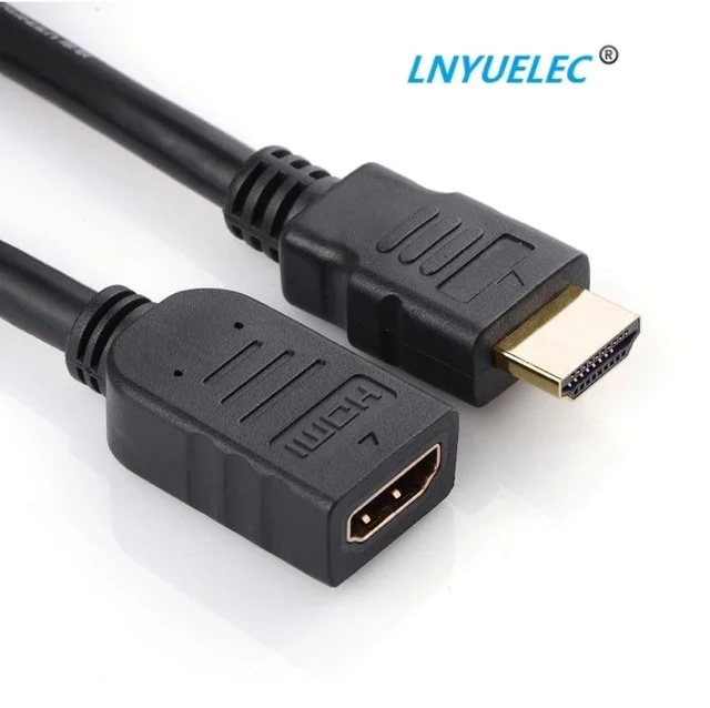 HDMI-compatible Extension Cable male to female 4K 3D 1.4v HDMI Extended Cable for HD TV LCD Laptop PS3 Projector