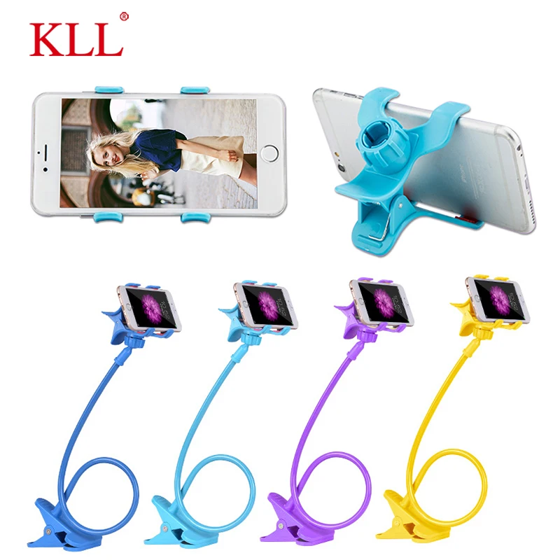 

Universal Mobile Phone Lazy Gooseneck Stand Long Arm Flexible Table Phone Holder Bed Mount Clip Bracket Adjustable Desk Stent