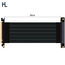 

16X slots pci-e 3.0 x16 PC extension cable adapter converter connectors graphics cards turn 270 degrees for mining gaming 30CM
