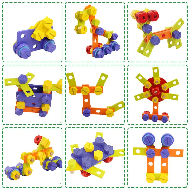 [Top] детский имитационный деревянный стол для обслуживания, многофункциональный обучающий стол, сборочный блок для гайки, игрушка, подарок для детей
