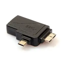 2-в-1 Micro USB 3,0/2,0 OTG адаптер Micro USB с Мощность конвертер A30