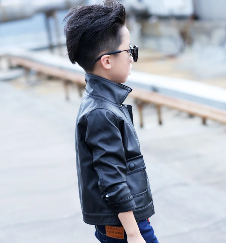 Dimusi Bahar Suni Deri Motor Ceket Cocuk Sonbahar Cocuklar Pu Ceket Ceket Windbreak Dis Giyim Cocuk Giysileri Bc041 Jackets For Children Leather Jackets For Childrenleather Jackets For Kids Aliexpress