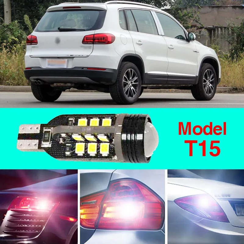 

Ownsun Error Free T15 Socket 360 Degrees Projector Lens LED Backup Reverse light R5 Chips Replacement Bulb For VW Tiguan