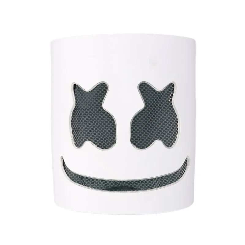 Marshmello маска диджея полный косплей Бар вечерние провода EL Prop Хэллоуин падение светодиодный Z маски шлем маска лицо