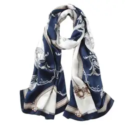 Подарок на день матери женский шелковый шарф весна лето осень Шелковый платок с рисунком