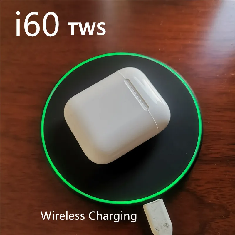 

Updated i60 tws 1:1 Wireless Bluetooth headsets super bass Tap control pk w1 chip i20 i30 i80 i100 for iPhone Android