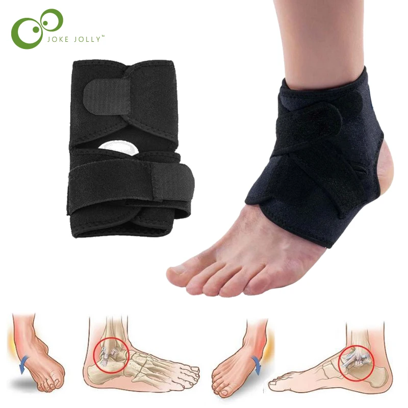 

1pcs Sport Football Breathable Ankle Brace Protector Adjustable Ankle Support Pad Protection Elastic Brace Guard Support GYH