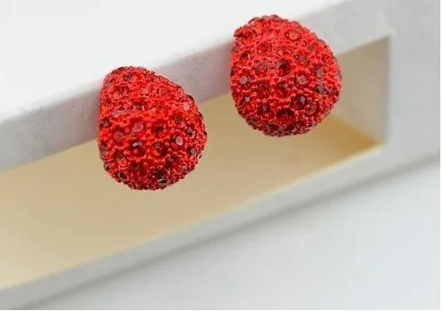 Серьги из горного хрусталя женские серьги-клипсы с манжетами