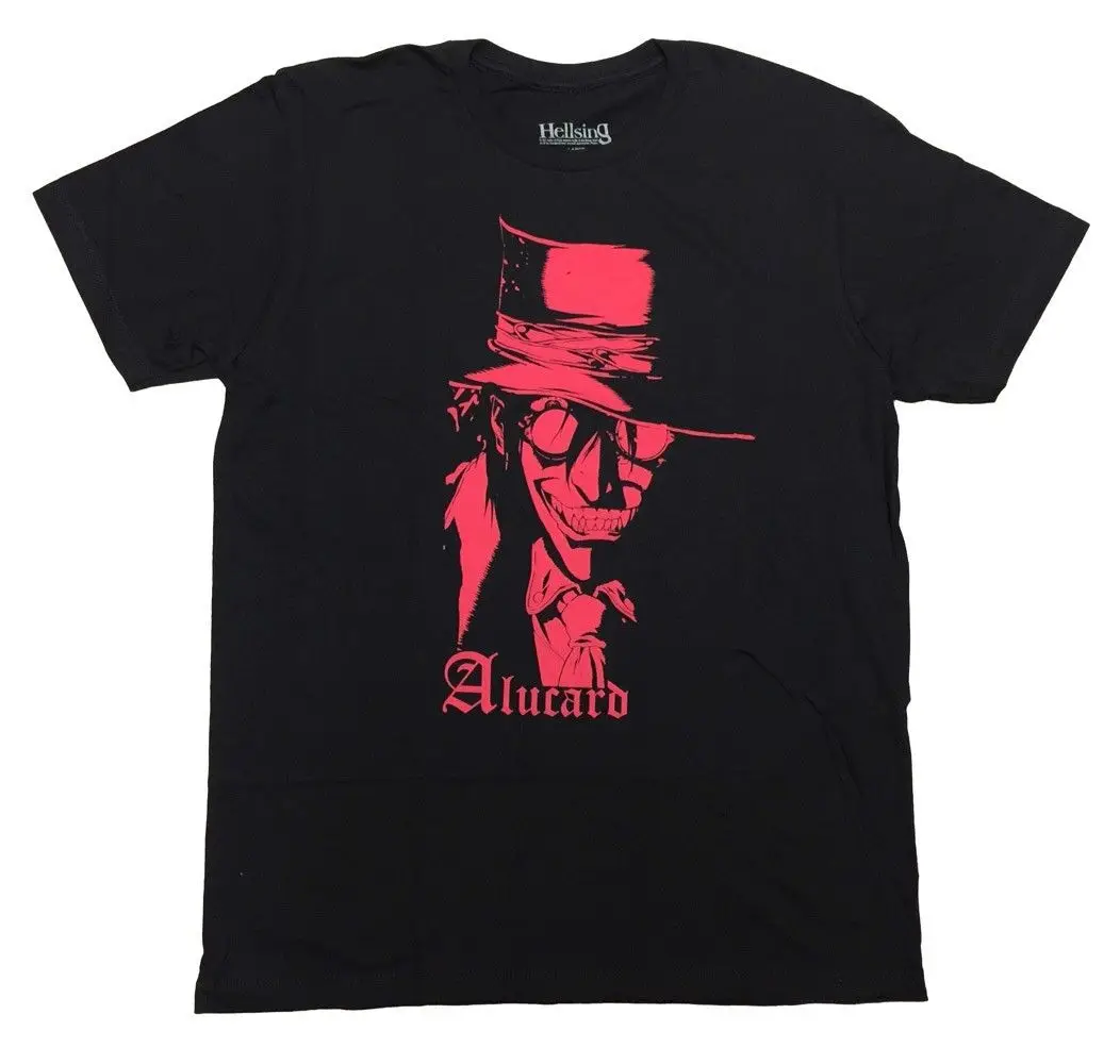 Hellsing Алукард аниме лицензионный для взрослых Футболка Cool Повседневное гордость