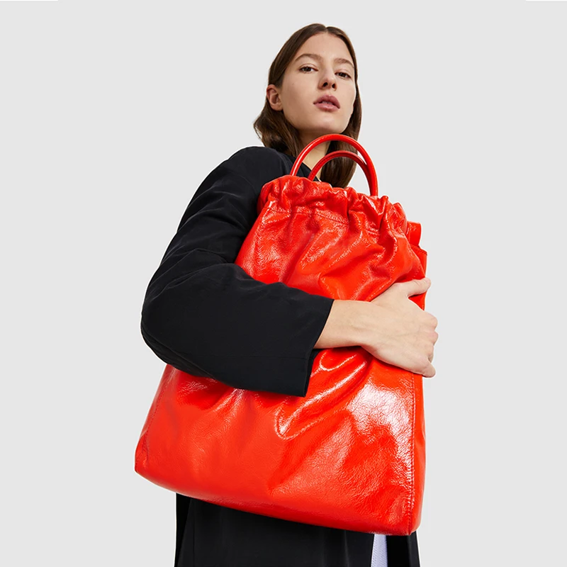 

winter New big size Female Messenger Bags Leather Casual Handbags for Women Bags Designer Vintage Tote Shoulder Bag High Quality