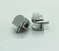 100 шт./лот, зажимы для стеклянной полки, шпильки, 5 мм, никелевые зажимы - изображение