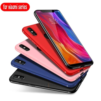 Перейти на Алиэкспресс и купить Матовый Мягкий ТПУ чехол для Xiaomi Mi 8 9 Lite Mi8 pro SE Explorer Edition A1 A2 a3 LITE MI 5 6 5S PLUS 5C 5x 6x Твердый Чехол