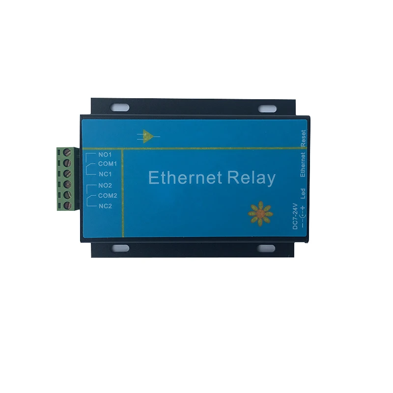 

2 way Ethernet network relay module IP controller intelligent household industrial level open normally and closed control