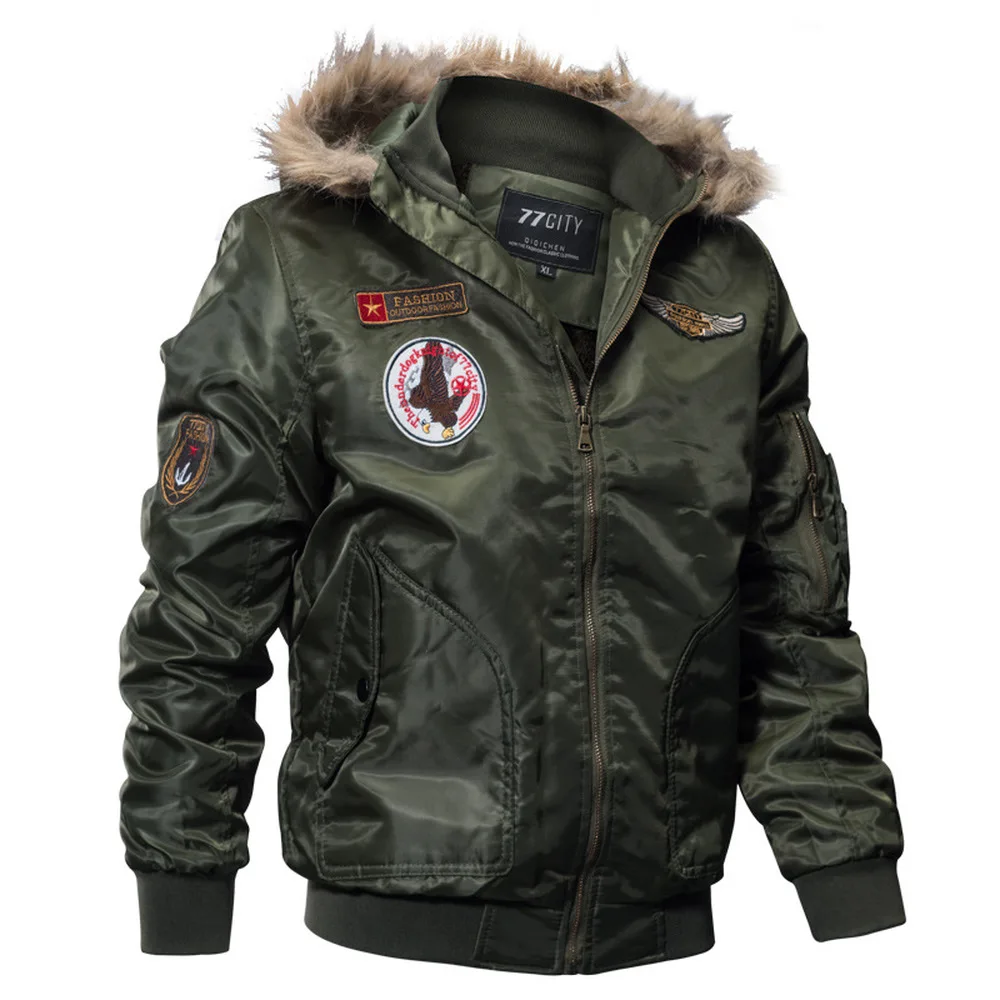 Mens Military Warm Jackets Fur Hood Parka Mans Coat Clothing Winter Thick Hooded Tactical Military Outwear Casual Pilot Jackets Mens Military Warm Jackets Fur Hood Parka Mans Coat Clothing Winter Thick Hooded Tactical Military Outwear Casual Pilot Jackets