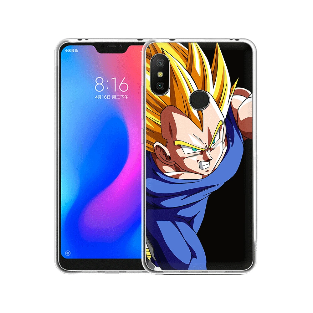 Мягкий чехол из ТПУ для Xiaomi Redmi Note 4 4X 5 6 Pro 5A Prime Dragon Bal Goku|Чехлы-накладки| |