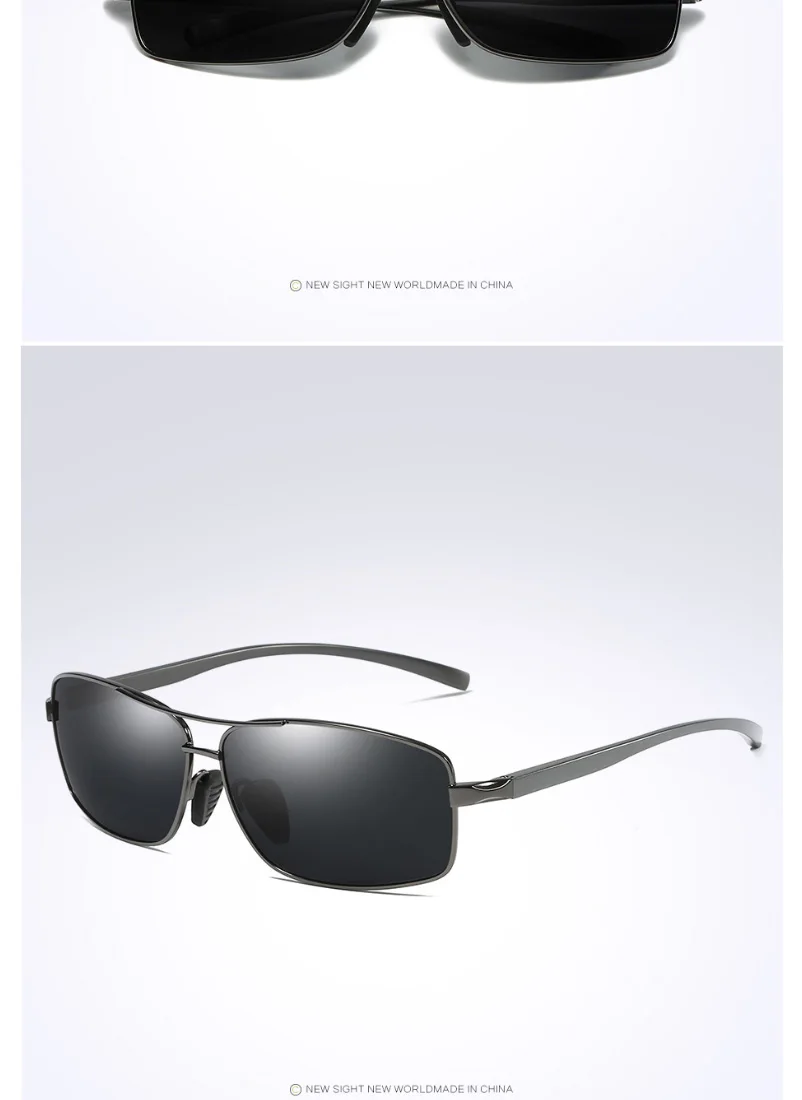 SIMPRECT фотохромные солнцезащитные очки мужские поляризованные UV400 Высокое качество алюминиево-магниевые солнцезащитные очки Квадратные Солнцезащитные очки для вождения
