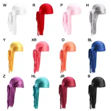 Велосипедная бандана, шапка с черепом, шапочка с длинным хвостом, регулируемая, полиэстер, имитация шелка, Байкерская шапка с капюшоном, повязка на голову, головной платок