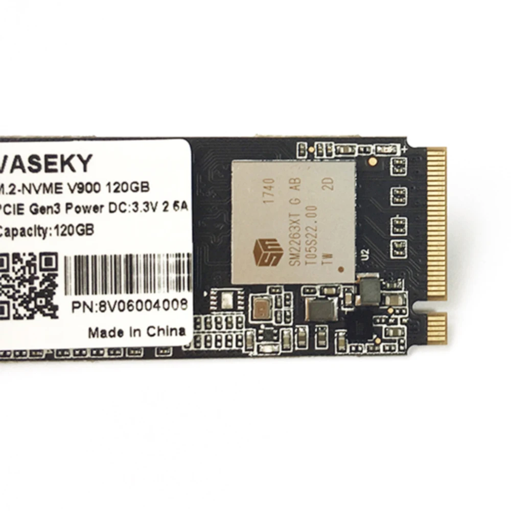 Внешний жесткий диск Vaseky M.2 NVME PCIE Gen3 SSD 120 ГБ 240 256 твердотельный накопитель для