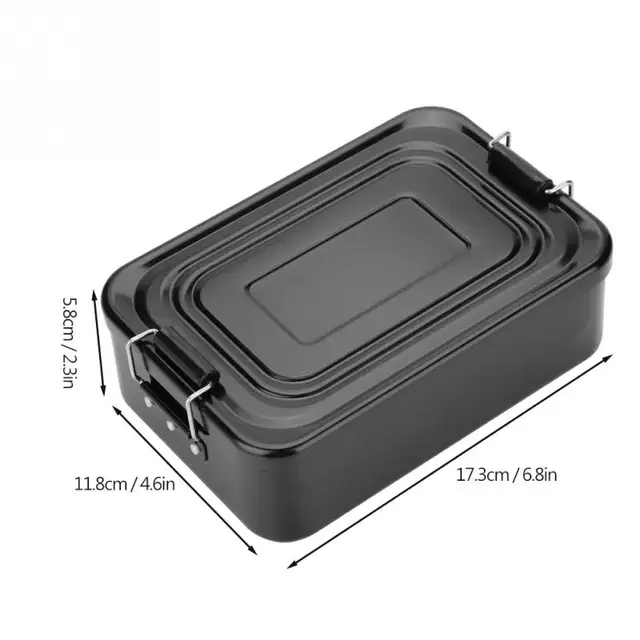 Outdoor Camping Cookware Portable Aluminum Lunch Box Picnic Food Fruit