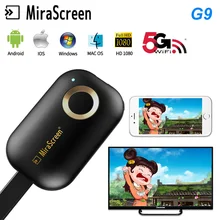 Mira экран G9 2,4G 5 ГГц wifi беспроводной HDMI Android tv stick Miracast приемник Airplay Wifi ключ зеркало литой экран стример