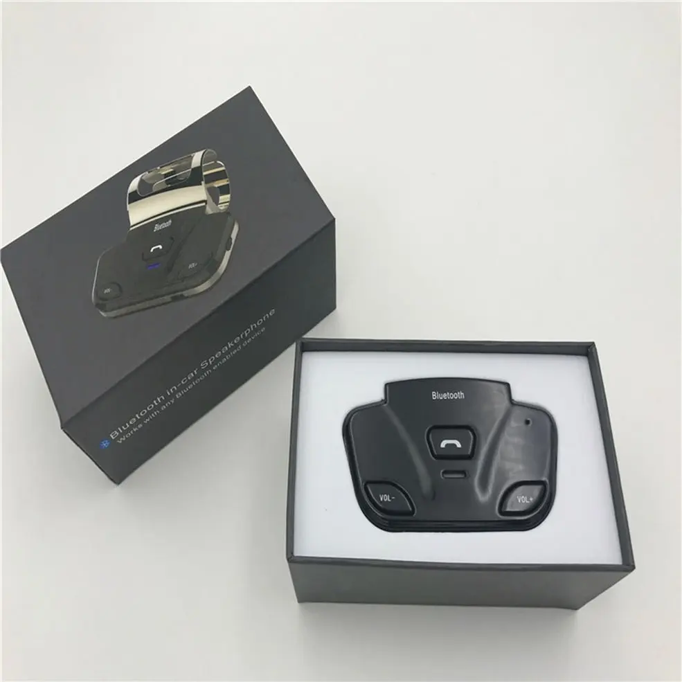 Автомобильный беспроводной громкоговоритель V3.0 синхронно поддерживает подключение двух телефонов установка на руль