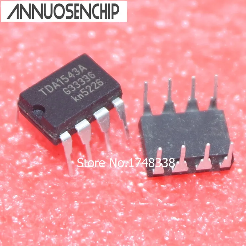 

Free shipping 10PCS TDA1543 TDA1543A Dual 16-bit DAC DIP-8 NEW GOOD QUALITY