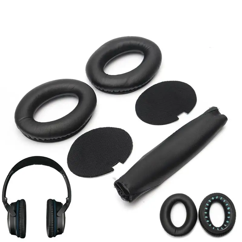 Мягкие амбушюры оголовье подушки подушечки для BOSE QuietComfort QC15 QC2 наушников Сменная