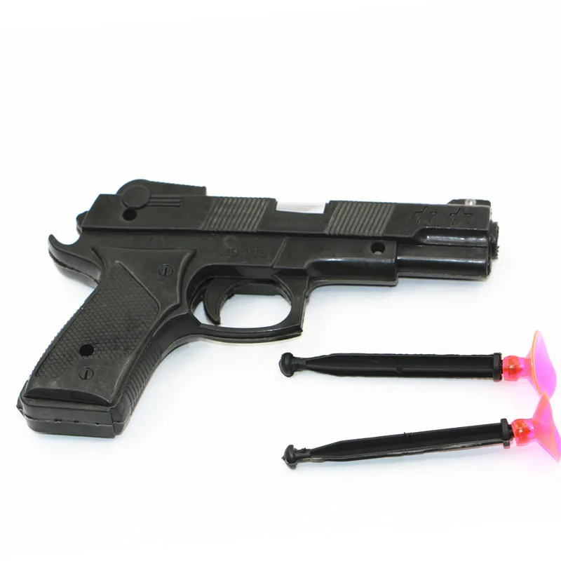 

Selling hot toys Cheapest Children toy plastic black gun puzzle soft bullet Launch sucker gun