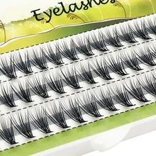 1 коробка Поддельные ресницы 0,07 накладные ресницы, 20d искусственные Индивидуальные ресницы удлинение ресниц 8/10/12 мм, для макияжа, индивидуальные ресницы, Немагнитный