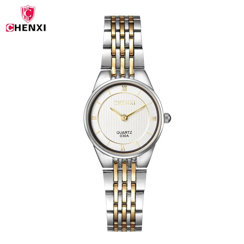 

CHENXI Brand Top Watch Women Luxury Dress Steel Watches Fashion Casual Ladies Quartz Wristwatch Rose Gold Female Gift clock 27