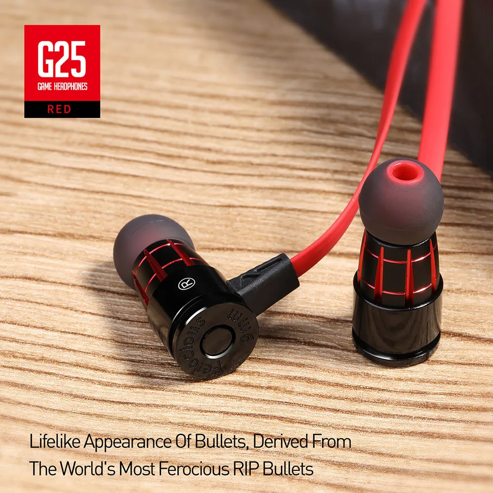 PLEXTONE G25 In-ear Gaming Earphones Stereo Headset Magnetic With Mic Wired Bass Earbuds for Computer Phone Sport (7)