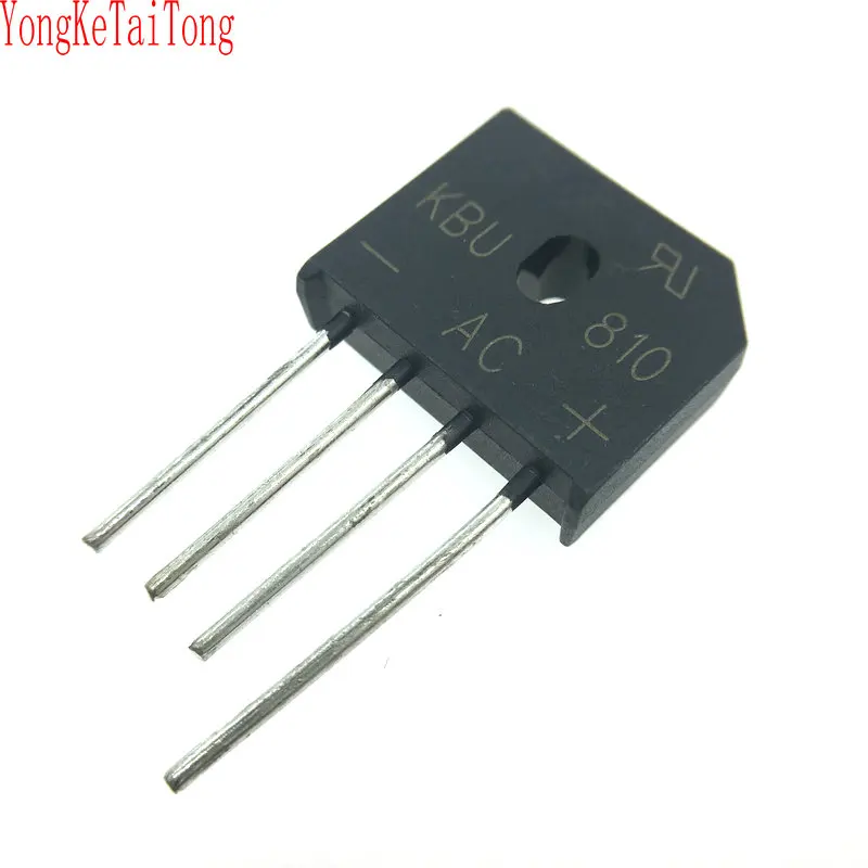 

3PCS/LOT KBU810 Rectifier SIP4 8A 1000V