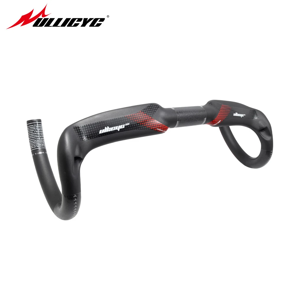 

Ullicyc Ultra Light superstrong 3K/UD Full Carbon Fiber Bicycle Handlebar Road Bicycle Handlebar Bent Bar 31.8mm*400/420/440mm