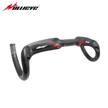 Ullicyc Ultra Light superstrong 3K/UD Full Carbon Fiber Bicycle Handlebar Road Bicycle Handlebar Bent Bar 31.8mm*400/420/440mm newest road bicycle windreaver racing ud full carbon handlebar internal cable carbon bike handlebar 31 8 400 420 440mm free ship