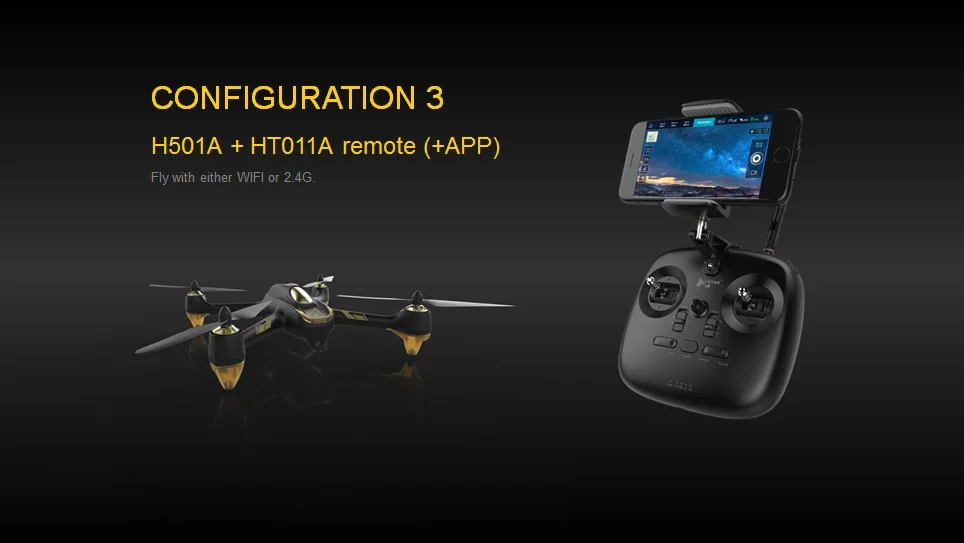 Квадрокоптер Hubsan H501A H501M H216A H507A дистанционное управление HT011A для теоретического